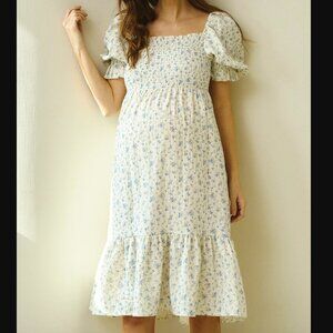NWT Nothing Fits But - Sakura Dress in Blue Rose M/L